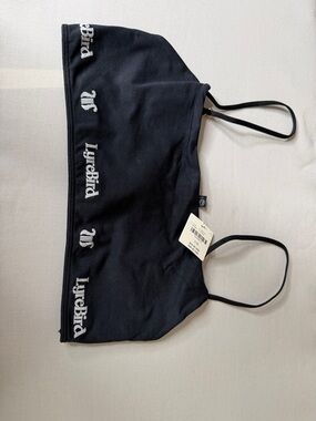 Anthropologie LyreBird Black Bralette